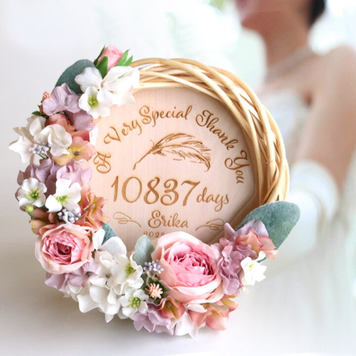 楽天市場 ウェディングレター 手書き彫刻 木製 選べるカラー アンシャンテラボ 花嫁 Wedding ウエディング 結婚式 手紙 感謝状 サプライズ アイテム お祝い 両親 おしゃれ リース プレゼント 宅配便 アンシャンテマーケット