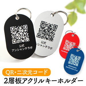 AN 񎟌R[h L[z_[ 55×35mm 1.5mm IׂJ[ AVe{ / IWii 2wAN  w D }bg QR LINE Instagram ֗ AhX   HP 