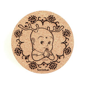 �R���N�� �ۃR�[�X�^�[ ����Ƃ��� ���� �ޗǂ̂��݂₰ �A���V�����e���{ / �I���W�i�����i �ޗǌ� nara sentokun �a�� �a�� coaster ���y�Y ���݂₰ OMIYAGE�y�䂤�p�P�b�g�Ή��z