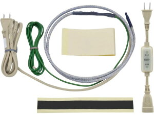 【カクダイ/GAONA/ガオナ】これカモ 凍結防止ヒーター 3m サーモスタットつき (水道管の凍結防止 金属管・樹脂管兼用) GA-KE003