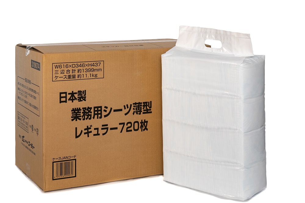 ZOO コーチョー 日本製業務用シーツ 薄型 通信販売 10％OFF レギュラー 720枚