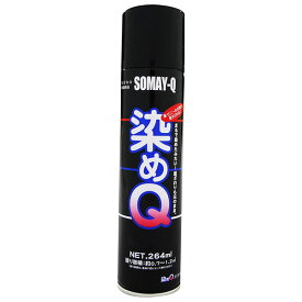 染めQ エアゾール 264ml ブラックグレー