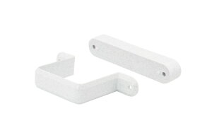 【カクダイ/GAONA/ガオナ】サドルバンド スペーサー付き ぐらつき防止 (すきまを埋める 20mm 立水栓用 70mm角 ネジ止め ホワイト 壁固定) GA-RW008