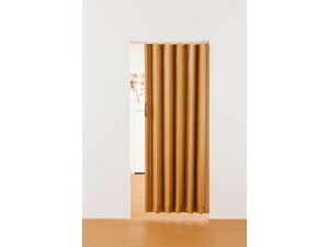 【メーカー直送】フルネス つっぱり木目アコーデオンドア ミディアム L4022