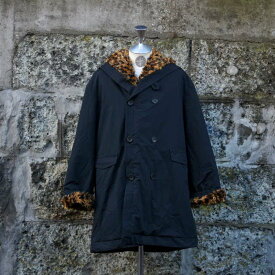 キャルオーライン (cal o line) encinitas 別注 arctic boa coat / レオパード柄 コート - エンシニータス