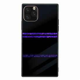 スクエア型 四角 耐衝撃 背面ガラス 強化ガラス iPhone14対応ケース TPU ハードケース iPhone13 ProMax mini iPhoneSE(第3世代) 12 11 Galaxy S9 ケースグリッター ブラック シンプル キラキラ 大人可愛い