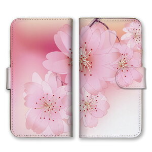 全機種対応 手帳型スマホケース iPhone14 13 Pro Max対応 桜 春 花 木 植物 自然 JAPAN 和風 花柄 花びら 芸術 デザイン アート 柄 綺麗 鮮やか 可愛い 人気 白 薄ピンク 赤 茶色 ピンク Xperia AQUOS arrows