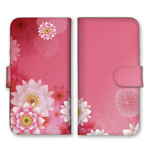 全機種対応 手帳型スマホケース iPhone14 13 Pro Max対応 牡丹 ボタン お花 草花 花柄 フラワー 植物 上品 繊細 大人可愛い かわいい おしゃれ ピンク アジア スマートフォンケース Xperia AQUOS arrows G