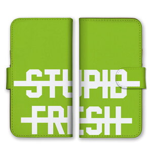 �S�@��Ή� �蒠�^�X�}�z�P�[�X iPhone14 13 Pro Max�Ή� STUPID FRESH ���C�̂悢�o�J ���S �p�� �p�� �V���v�� �O���[�� �z���C�g �ΐF �� ���������� �J�[�h�z���_�[�t�� �J�[�h���[ ���� �������U