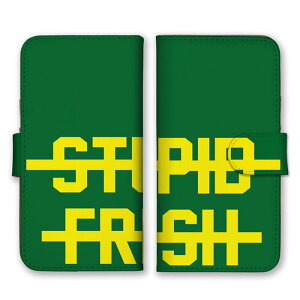 �S�@��Ή� �蒠�^�X�}�z�P�[�X iPhone14 13 Pro Max�Ή� STUPID FRESH ���C�̂悢�o�J ���S �p�� �p�� �V���v�� �O���[�� �C�G���[ �ΐF ���F ���������� �J�[�h�z���_�[�t�� �J�[�h���[ ���� ������