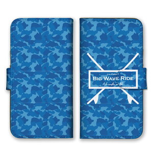 �S�@��Ή� �蒠�^�X�}�z�P�[�X iPhone14 13 Pro Max�Ή� BIG WAVE RIDE �T�[�t�B�� �u���[ �F ���ʕ� �J���t���� �~���^���[ ���������� �J�[�h�z���_�[�t�� �J�[�h���[ ���� �������U�[ �蒠�^�C