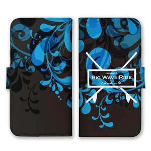 �S�@��Ή� �蒠�^�X�}�z�P�[�X iPhone14 13 Pro Max�Ή� BIG WAVE RIDE �T�[�t�B�� �A���� �g���C�o���� ��i ��l �Y�� �u���b�N �u���[ �O���f�[�V���� �J�[�h�z���_�[�t�� �J�[�h���[ ���� ������