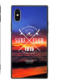 四角い スマホケース 耐衝撃 強化ガラス iPhone ケース TPU ハードケース 光沢 カラー サーフ サーフィン サーフボード 海 波のり 西海岸 カリフォルニア iPhone13Promax 13mini SE(第3世代) 12 11 XR X/XS iPhone8 Plus 流行 トレンド