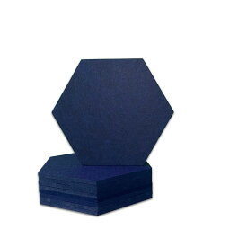 【日本子育て支援大賞受賞】壁用吸音パネル単色9枚セット ゲーム部屋 子供部屋 テレワーク 在宅ワーク リビング学習 オフィス 音漏れ対策 騒音対策 パネル Web会議 ポリエステル ヘキサゴン260mm×300mm×9mm9枚セット