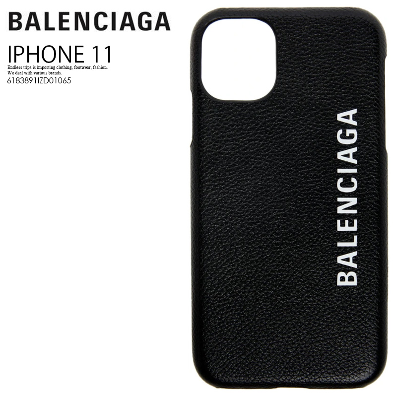 【日本未入荷 モデル! 希少!】 BALENCIAGA (バレンシアガ) LOGO PRINT IPHONE 11 CASE ロゴ プリント  アイフォン11 ケース iPhone11 IPHONE11 アイフォンケース BLACK (ブラック) 6183891IZD01065 dpd |  