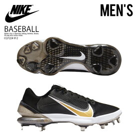 NIKE ナイキ ベースボール スパイク FORCE ZOOM TROUT 7 PRO (フォース ズーム トラウト 7 プロ) MENS 野球 ベースボールシューズ BLACK/METALLIC GOLD-WHITE (ブラック / ゴールド) CQ7224-012 CQ7224 012 ENDLESS TRIP エンドレストリップ dpd ypd