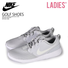 NIKE ナイキ レディース ゴルフシューズ ROSHE G JR ローシ ジー ジュニア GOLF SHOES スパイクレス PURE PLATINUM/METALLIC WHITE (グレー/ホワイト) 909250 008 ENDLESS TRIP ENDLESSTRIP エンドレストリップ dpd