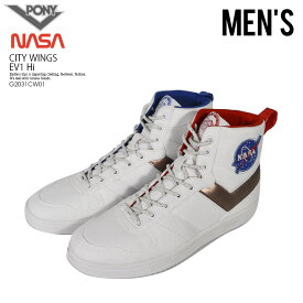 【日本正規品!コラボ!メンズ スニーカー】 PONY/NASA (ポニー/ナサ) CITY WINGS EV1 Hi (シティ ウィングス) MENS メンズ スニーカー WHITE (ホワイト) GC2111CW01 ENDLESS TRIP ENDLESSTRIP エンドレストリップ dpd-2