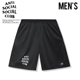 【入手困難!】ANTI SOCIAL SOCIAL CLUB (アンチソーシャルソーシャルクラブ) SPORTS BLACK SHORTS (スポーツ ブラック スポーツ) メンズ ショーツ BLACK(ブラック) SPORTSBLACKSHORTS ENDLESS TRIP ENDLESSTRIP エンドレストリップ dpd-2