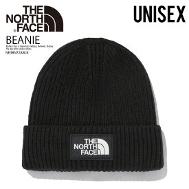 【希少! 日本未入荷 モデル!】 THE NORTH FACE (ザ ノースフェイス) The North Face Korea Line 韓国ライン TNF LOGO BOX CUFFED BEANIE (ロゴ ボックス カフド ビーニー) ニット帽 帽子 ユニセックス メンズ レディース BLACK (ブラック) NE3BN72ABLK dpd