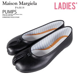 【希少! 大人気!】Maison Margiela (メゾン マルジェラ) WOMENS TABI BALLET FLAT (ウィメンズ タビ バレリーナズ) 足袋 レディース シューズ 靴 本革 イタリア製 フラット ぺたんこパンプス 黒 BLACK (ブラック) S58WZ0042 P4322 H1644 dpd