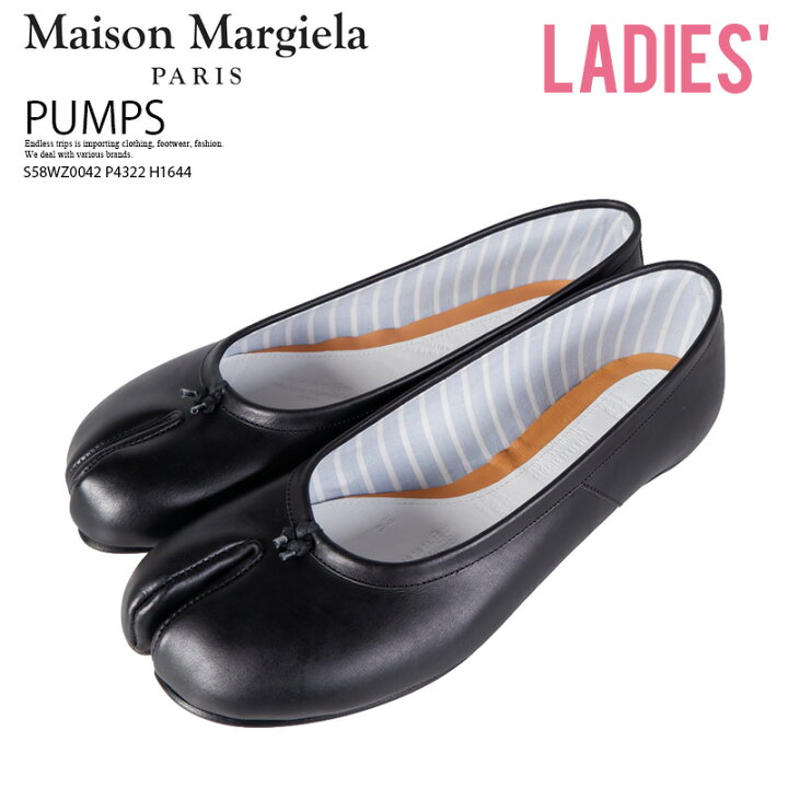 楽天市場 希少 大人気 Maison Margiela メゾン マルジェラ Womens Tabi Ballet Flat ウィメンズ タビ バレリーナズ 足袋 レディース シューズ 靴 本革 イタリア製 フラット ぺたんこパンプス 黒 Black ブラック S58wz0042 P4322 H1644 Endless Trip 楽天市場店