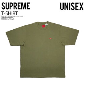 Supreme (シュプリーム) SMALL BOX TEE (スモール ボックス Tシャツ) ユニセックス メンズ 半袖 ティーシャツ トップス ボックスロゴ タウンユース デイリーユース ストリート ヒップホップ スケーター アウトドア 23SS LIGHT OLIVE (ライト オリーブ) SS23KN5 LTOLIVE dpd