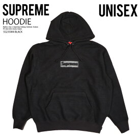 Supreme (シュプリーム) INSIDE OUT BOX LOGO HOODED SWEATSHIRT (インサイド アウト ボックス ロゴ フーディッド スウェットシャツ) メンズ レディース パーカー フーディー カジュアル ストリート ヒップホップ スケーター アウトドア 黒 ブラック SS23SW4 BLACK dpd