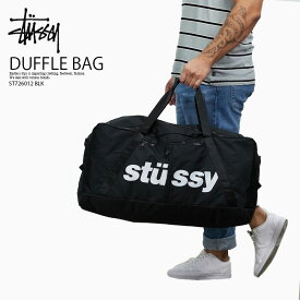 STUSSY ステューシー ITALIC DUFFLE BAG イタリック ダッフル バッグ メンズ レディース ボストンバッグ 大容量 ジム アウトドア 旅行 BLACK ブラック 黒 ST726012 BLK ENDLESS TRIP ENDLESSTRIP エンドレストリップ