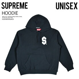 Supreme (シュプリーム) $ HOODED SWEATSHIRT ($ フーディッド スウェットシャツ) ユニセックス(メンズ モデル) 裏起毛 パーカー フーディー レディース カジュアル ストリート ヒップホップ スケーター ヒップホップ アウトドア 24SS 黒 BLACK (ブラック) SS24SW58 BLACK