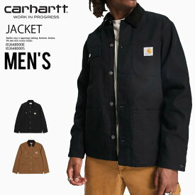 大人気! CARHARTT WIP (カーハート ダブリューアイピー) MICHIGAN COAT (ミシガン コート) ジャケット アウター コットン カジュアルジャケット メンズ BLACK/BLACK (ブラック) I02648000E / HAMILTON BROWN/TOBACCO (ブラウン) I02648000S