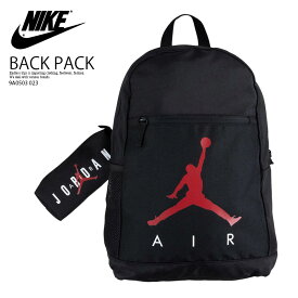 【大人気! 希少! ユニセックス】NIKE (ナイキ) JORDAN JUMPMAN AIR SCHOOL BACKPACK (ジョーダン ジャンプマン エア スクール バックパック) ポーチ メンズ レディース デイパック リュック BLACK (ブラック) 9A0503 023ENDLESS TRIP エンドレストリップ n-pd