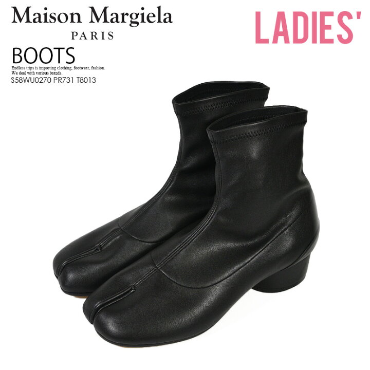 楽天市場 希少 大人気 Maison Margiela メゾン マルジェラ Womens Tabi Faux Leather Sock Boots ウィメンズ タビ フェイク レザー ソックス ブーツ 足袋 レディース シューズ 靴 本革 イタリア製 黒 Black ブラック S58wu0270 Pr731 T8013 Dpd Endless