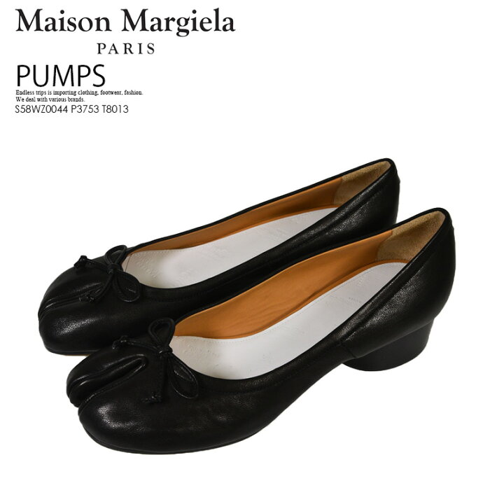 楽天市場】楽天お買い物マラソン！【希少! 大人気!】Maison Margiela (メゾン マルジェラ) WOMENS TABI BALLERINA  PUMPS (ウィメンズ タビ バレリーナ パンプス) 足袋 レディース シューズ 靴 本革 イタリア製 黒 BLACK (ブラック)  S58WZ0044 P3753 T8013 : ENDLESS TRIP ...
