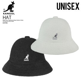 KANGOL (カンゴール) BERMUDA CASUAL HAT (バミューダ カジュアル ハット) ユニセックス メンズ レディース ハット ベルハット バケットハット 帽子 ロゴ 普段使い カジュアル 0397BC BLACK (195169015-01) ブラック 黒 0397BC WHITE (231069612-06) ホワイト 白 n-pd