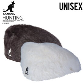【希少! 入手困難!】KANGOL (カンゴール) FURGORA 504 HUNTING CAP (ファーゴラ ハンチング キャップ) ユニセックス メンズ レディース ハンチング帽 ファー K3016ST BLACK (108169202-01) BLACK (ブラック) / K3016ST IVORY (108169202-05) IVORY (アイボリー) dpd