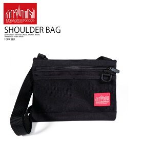 Manhattan Portage (マンハッタン ポーテージ) Senator Shoulder Bag (セナタ ショルダー バッグS) ユニセックス サコッシュ バッグ クロスボディバッグ ショルダーバッグ 斜め掛け ミニ 鞄 カバン コーデュラナイロン 普段使い アウトドア BLACK ブラック 1089 BLK