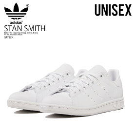 【アウトレット☆訳あり価格商品】adidas (アディダス) STAN SMITH W (スタン スミス) メンズ レディース ユニセックス (レディースモデル) スニーカー FTWWHT/CBLACK/FTWWHT (ホワイト/ブラック) Q47225 ENDLESS TRIP 【※箱ダメージ、汚れあり】