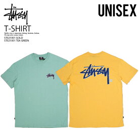 STUSSY (ステューシー）SOLID SHADOW STOCK SS TEE (ソリッド シャドウ ストック 半袖 Tシャツ) トップス Tシャツ 半袖Tシャツ GOLD (ゴールド) TEA GREEN (ティー グリーン) ST021001 GOLD ST021001 TEA GREEN エンドレストリップ dpd