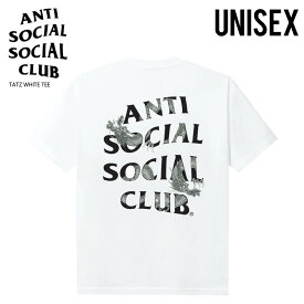 ANTI SOCIAL SOCIAL CLUB (アンチソーシャルソーシャルクラブ) TATZ WHITE TEE タッズ ホワイト Tシャツ トップス 半袖 半袖Tシャツ メンズ レディース カットソー TATZWHITETEE エンドレストリップ dpd-2