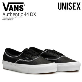 VANS/White Mountaineering ヴァンズ/ホワイトマウンテニアリング Authentic 44 DX オーセンティック 44 デラックス ユニセックス メンズ レディース ローカット スニーカー スケーター タウンユース 普段使い レザー BLACK/TRUE WHITE ブラック/ホワイト VN0A7Q5CBMX dpd