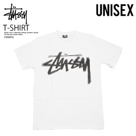 STUSSY ステューシー Tシャツ DIZZY STOCK T-SHIRT (ディジー ストック Tシャツ) トップス ロゴ プリント 半袖 半袖Tシャツ 白 ホワイト 1904932 WHITE エンドレストリップ