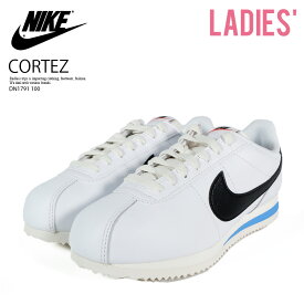 NIKE (ナイキ) W NIKE CORTEZ (ウィメンズ ナイキ コルテッツ) レディース ローカット スニーカー レトロ シューズ バッシュ カジュアル タウンユース 普段使い ストリート アウトドア WHITE/BLACK-LT PHOTO BLUE-SAIL ホワイト/ブラック/ブルー DN1791-100 DN1791 100 dpd