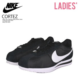 NIKE (ナイキ) WOMENS CORTEZ (ウィメンズ コルテッツ) レディース ローカット スニーカー レトロ バスケットボール シューズ バッシュ カジュアル タウンユース デイリーユース 普段使い ストリート アウトドア BLACK/WHITE (ブラック/ホワイト) DZ2795-001 DZ2795 001 n-pd