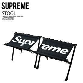 Supreme/HELINOX (シュプリーム/ヘリノックス) TACTICAL FIELD STOOL (SET OF 2) (タクティカル フィールド スツール 2脚セット) スツール 折りたたみチェア ロゴ 普段使い アウトドア カジュアル ストリート ヒップホップ スケーター 23AW 23FW ブラック FW23A31 BLACK