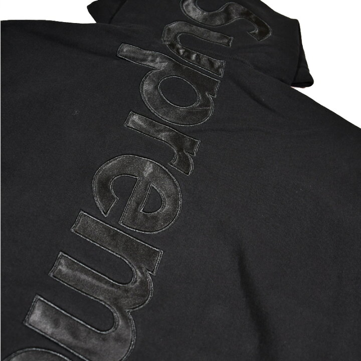 楽天市場】Supreme (シュプリーム) SATIN APPLIQUE HOODED SWEATSHIRT 
