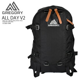 【エントリーでポイント10倍！】Gregory (グレゴリー) ALL DAY V2.1 (オールデイ V2.1) ユニセックス メンズ レディース バックパック リュックサック A4 ノートPC 対応 カジュアル アウトドア 通勤 通学 旅行 BLACK (ブラック) 1313651041 131365-1041 R0057 n-pd
