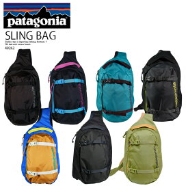 patagonia パタゴニア ATOM SLING 8L (アトム スリング 8L) ボディバッグ ワンショルダーバッグ 縦型 カジュアル アウトドア BLK/ブラック PIBL/ピッチブルー BLYB/ビレイブルー FGE/グレー PWVL/パッチワーク ブルー SMDB/スモールダーブルー BUGR/グリーン 48262 n-pd