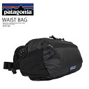 patagonia (パタゴニア) TERRAVIA HIP PACK 5L (テラヴィア ヒップ パック 5L) 多用途型 ウエストバッグ ヒップバッグ クロス ボディバッグ 超軽量 折りたたみ アウトドア キャンプ カジュアル タウンユース 普段使い 通勤 通学 BLACK (ブラック) 49021-BLK 49021 BLK R0067