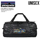 patagonia (パタゴニア) BLACK HOLE DUFFEL 70L (ブラックホールダッフル 70L) ダッフル ボストン バッグ バックパック 大容量 2WAY バッグ 旅行 出張 アウトドア キャンプ カジュアル 普段使い MATTE UNITY FITZ: INK BLACK (インク ブラック) 49348-UFIB 49348 UFIB R0067